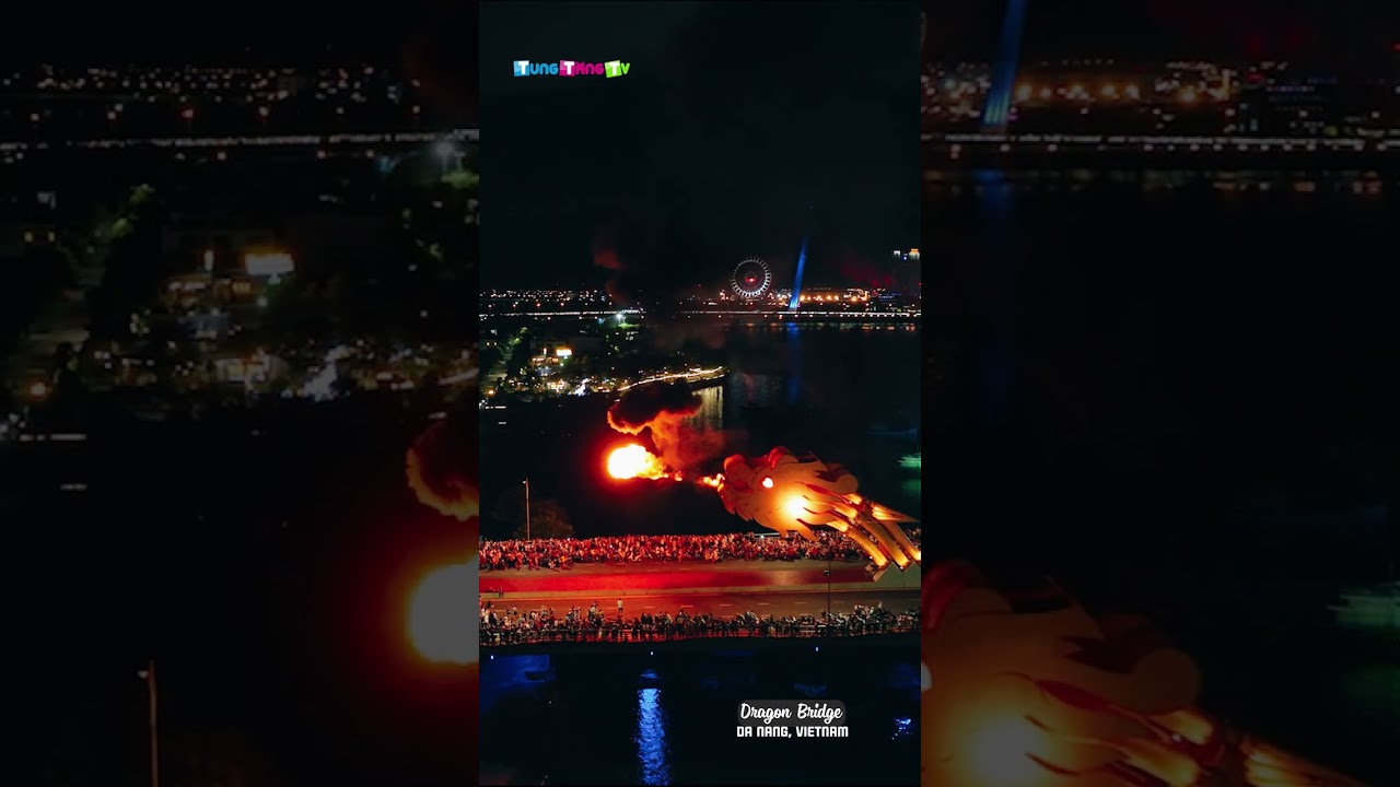 Bạn đã ngắm Cầu Rồng Đà Nẵng phun lửa và nước khi đi du lịch chưa?