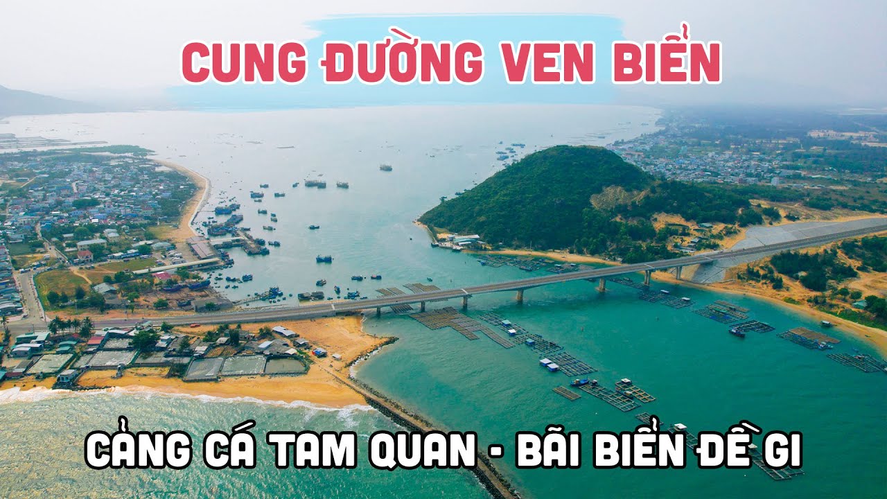 Khám phá con đường ven biển từ Cảng cá Tam Quan đến Bãi Biển Đề Gi tại Bình Định