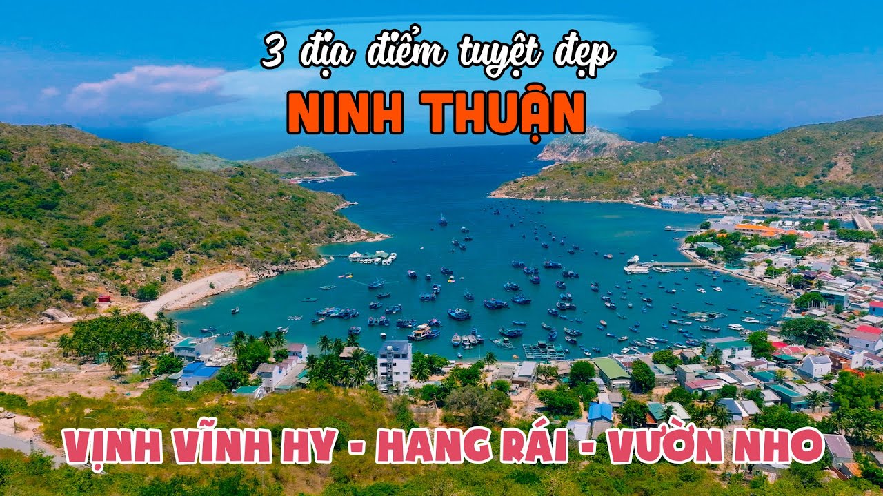 Khám phá 3 địa điểm tuyệt đẹp ven biển Ninh Thuận: VỊNH VĨNH HY, HANG RÁI, VƯỜN NHO THÁI AN
